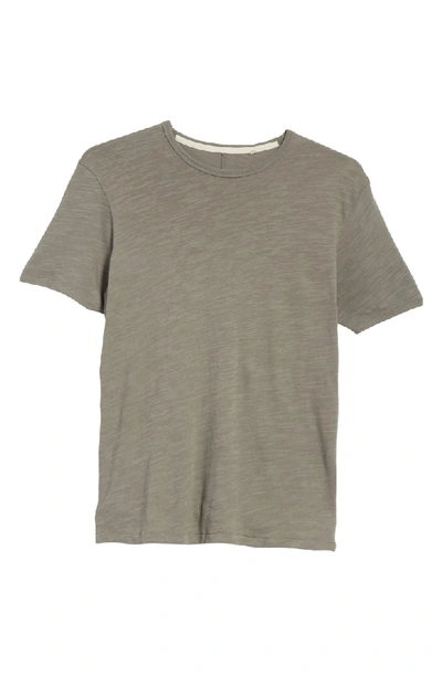 Shop Rag & Bone Slim Fit Slubbed Cotton T-shirt In Charcoal