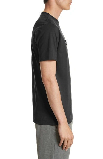 Shop Carhartt Logo Pocket T-shirt In Black