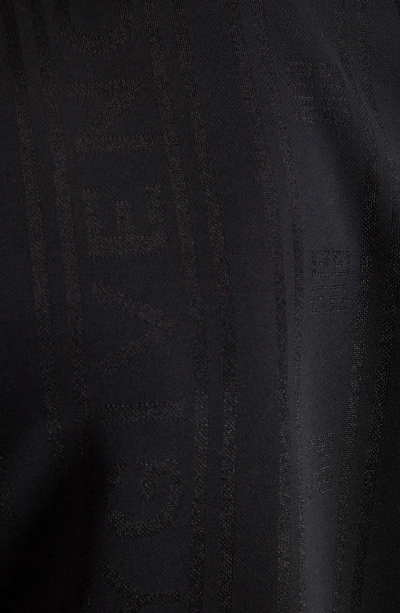 Shop Givenchy Logo Jacquard Polo In Black