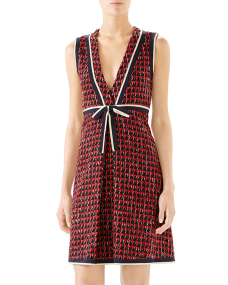 gucci ribbon dress