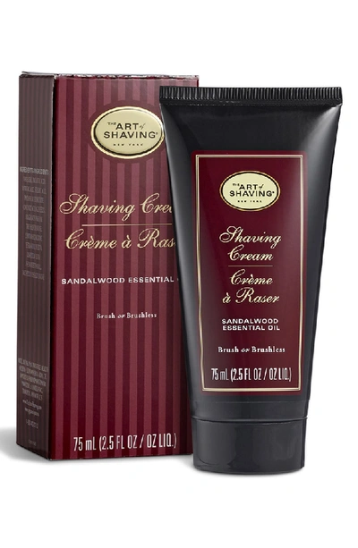 The Art Of Shaving Shaving Cream-sandalwood 75ml In Sandalwood