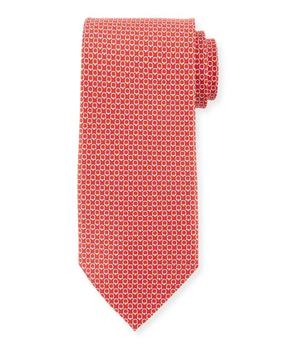 Multi Gancini Classic Tie In Red