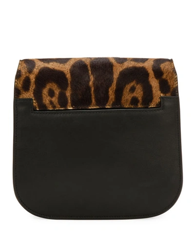 Shop Tom Ford Leopard Calf Hair Shoulder Bag In Multi