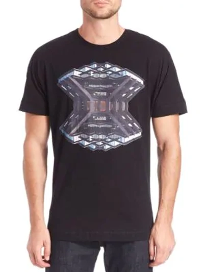 Shop 36 Pixcell Library Graphic Tee In Black