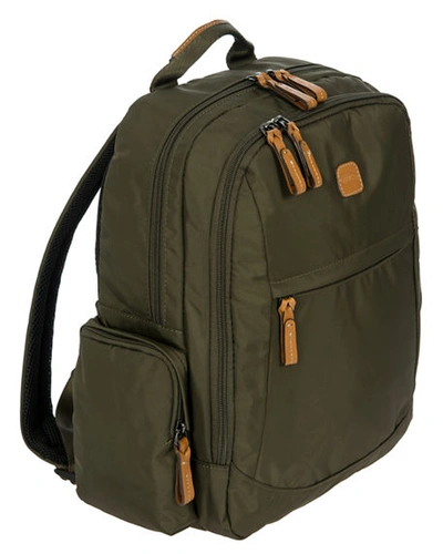 Bric's X-travel Nomad Nylon Backpack In Olive