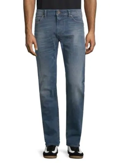 Shop Diesel Thommer Classic Jeans In Denim