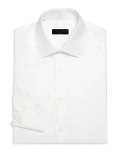 Shop Ike Behar Classic Dress Shirt In White