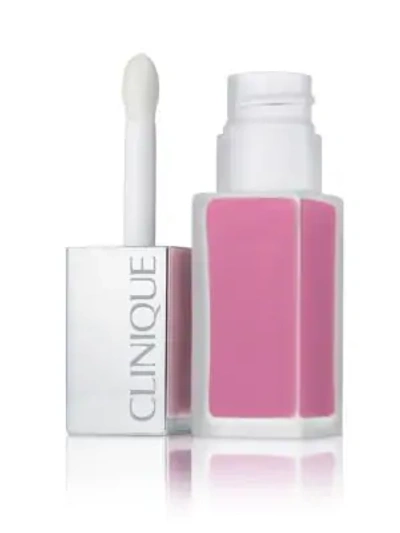 Shop Clinique Pop Liquid Matte Lip Colour + Primer In Petal Pop