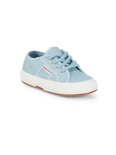 Shop Superga Baby's & Kid's Cotton Lace-up Sneakers In Light Marine