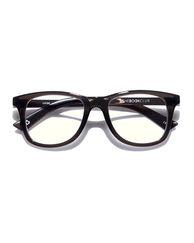 Shop The Book Club Grime In Banishment Square Readers In Black