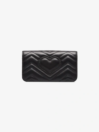 Shop Gucci Quilted Leather Cross-body Bag In Black