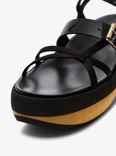 Shop Marni '60' Flatform-sandalen In 00n99  Black