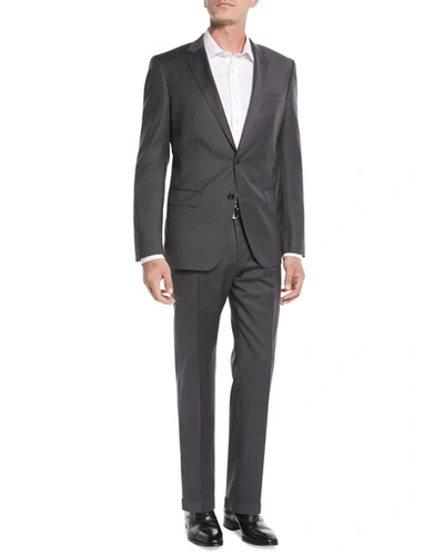Shop Hugo Boss Men's Stretch-wool Basic Two-piece Suit, Gray
