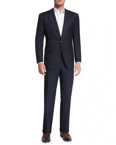 Stefano Ricci Men's Solid Wool Two-piece Suit In Navy