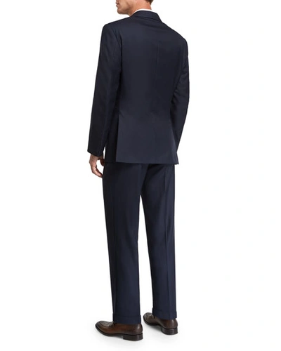 Stefano Ricci Men's Solid Wool Two-piece Suit In Navy