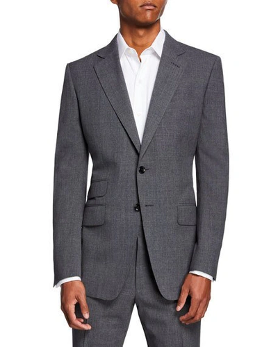 Tom Ford Men's O'connor Notch-lapel Two-piece Suit In Gray Pattern |  ModeSens