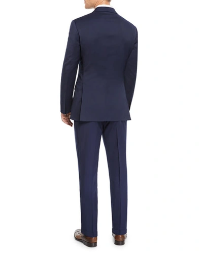 Polo Ralph Lauren Gregory Wool Serge Notch-lapel Blazer In Navy