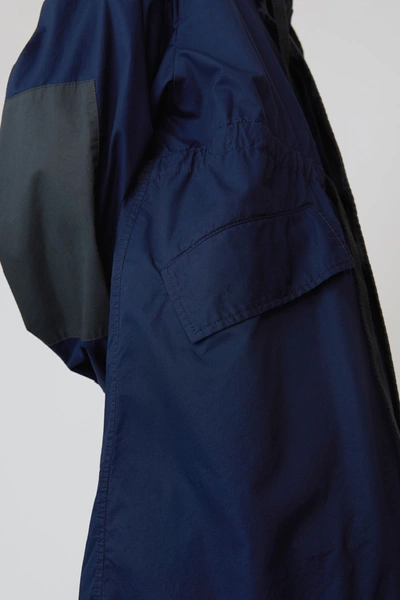 Shop Acne Studios Hooded Parka Midnight Blue