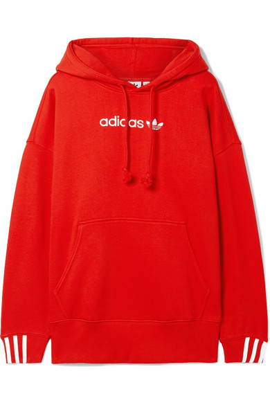 adidas originals coeeze hoodie red