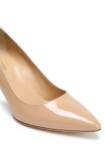 Shop Sergio Rossi Patent-leather Pumps In Blush