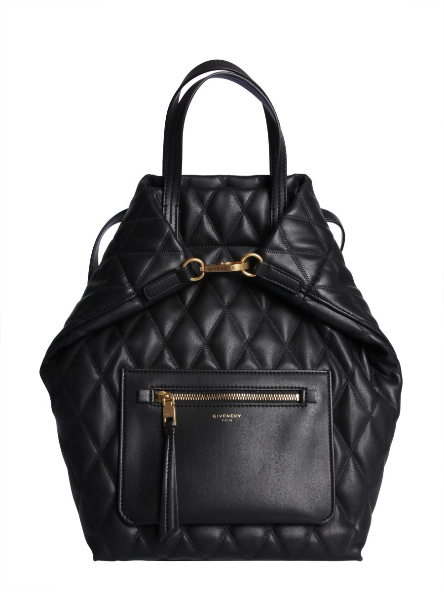 Givenchy Quilted Front Zip Tote Bag In Black ModeSens