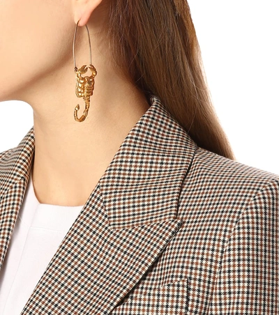 Shop Givenchy Scorpion Earrings In Gold