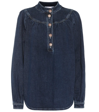 Shop See By Chloé Jean Shirt In Blue