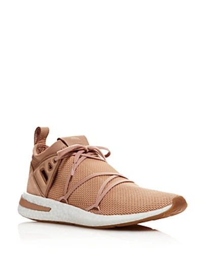 Shop Adidas Originals Women's Arkyn Knit Lace Up Sneakers In Open Pink