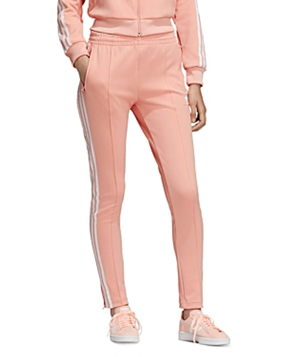 Adidas Originals Women's Originals Superstar Track Pants, Pink - Size Xlrg  In Dust Pink | ModeSens