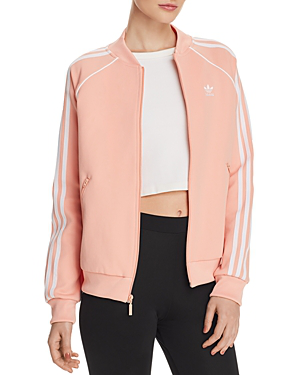 dusty pink adidas jacket