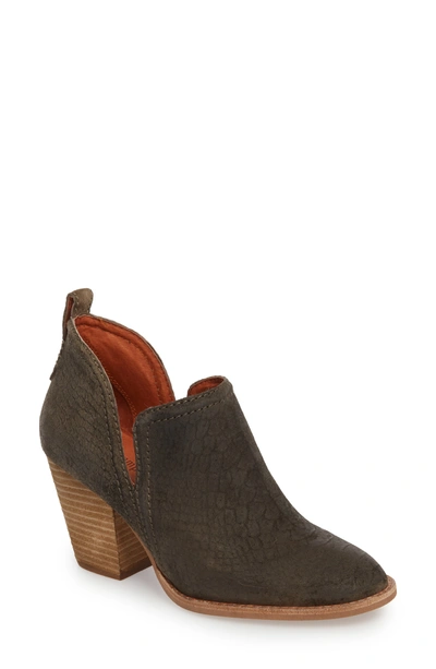 Shop Jeffrey Campbell Rosalee Bootie In Taupe Snake Print Multi