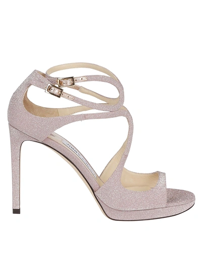 Shop Jimmy Choo Lance/pf Sandals In Pink