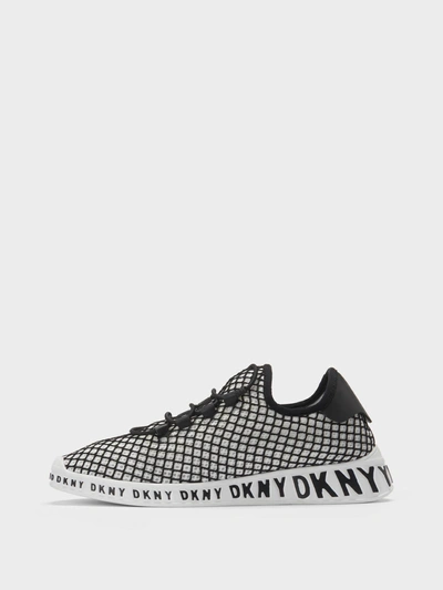 Donna Karan Mel Slip-on Sneaker In Black/white | ModeSens