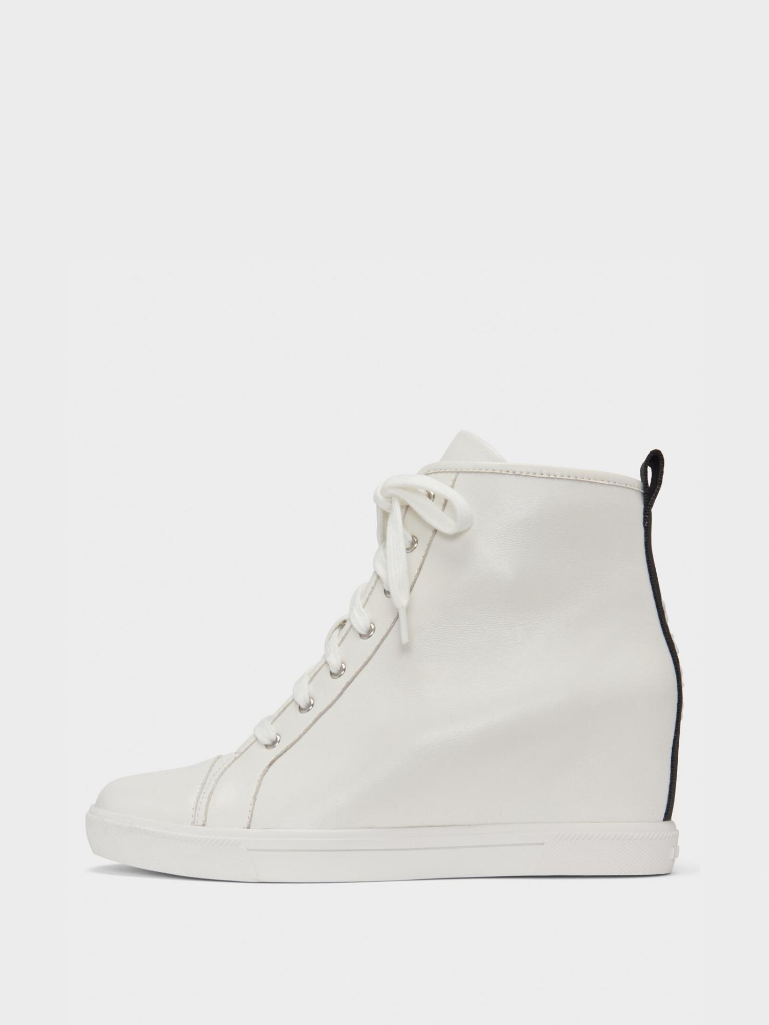 donna karan cailin studded wedge sneaker