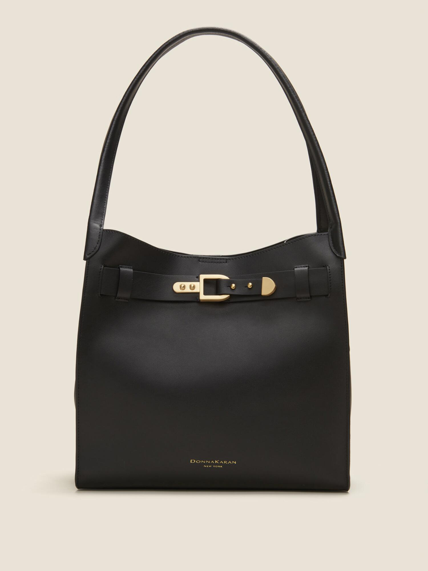 donna karan leather tote