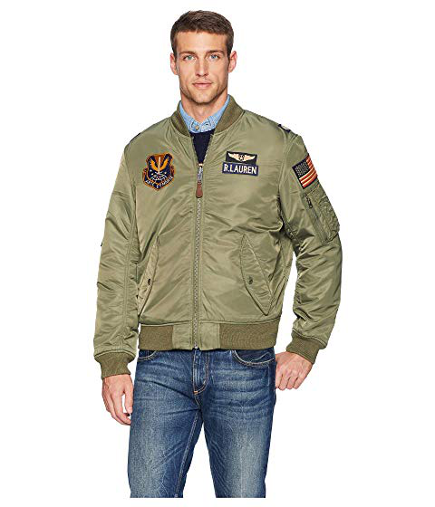 ralph lauren men's aviator jacket