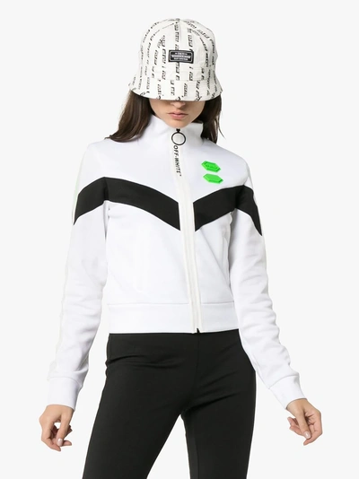 Shop Off-white High Neck Logo Track Jacket