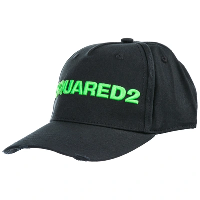 Shop Dsquared2 Adjustable Men's Cotton Hat Baseball Cap In Black