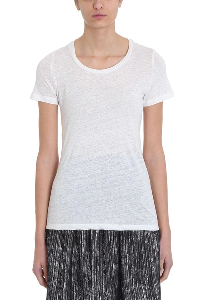 Shop Isabel Marant Vika T-shirt In White