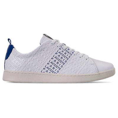 Shop Lacoste Men's Carnaby Paris Casual Shoes In White