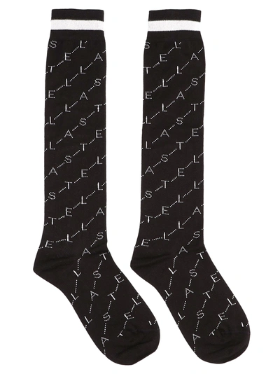 Shop Stella Mccartney Socks In Black&white