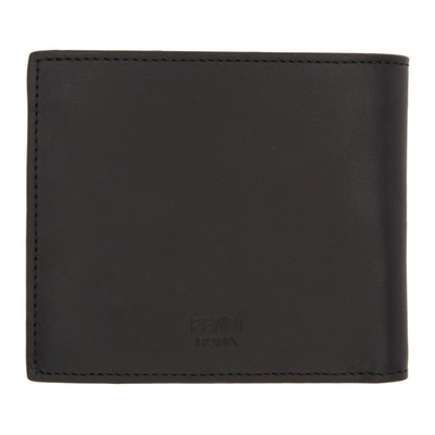 Shop Fendi Black Bag Bugs Bifold Wallet In F0u9t.blkrd