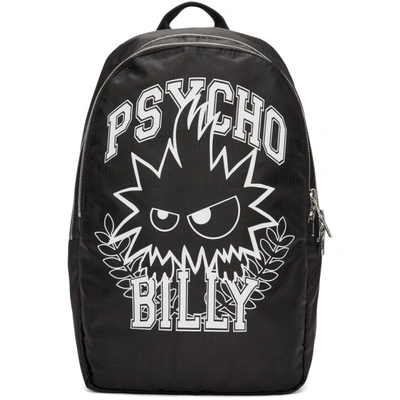 Shop Mcq By Alexander Mcqueen Mcq Alexander Mcqueen Black Psycho Billy Backpack In 1000.black