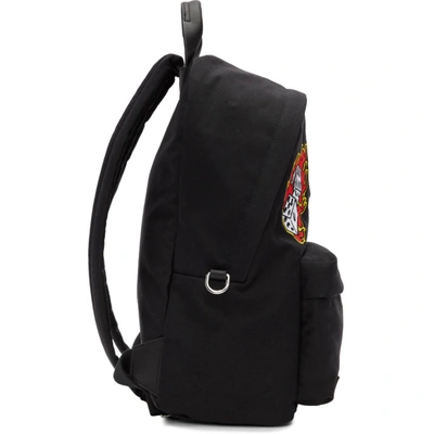 Shop Mcq By Alexander Mcqueen Mcq Alexander Mcqueen Black Patches Classic Backpack In 1000.black