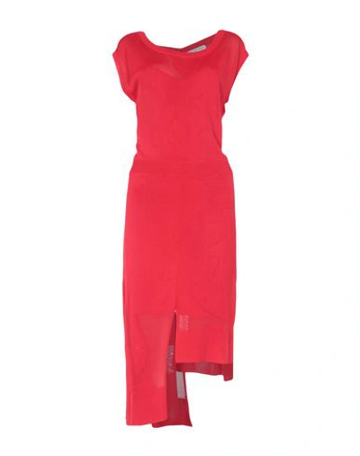 Shop Altuzarra Midi Dress In Red