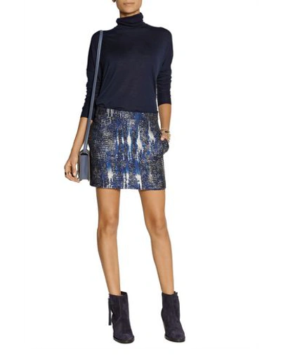 Shop Stella Mccartney Mini Skirt In Blue
