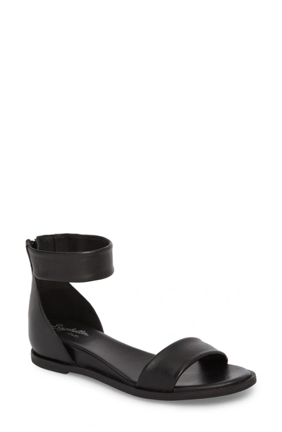 Shop Seychelles Ankle Strap Sandal In Black Leather