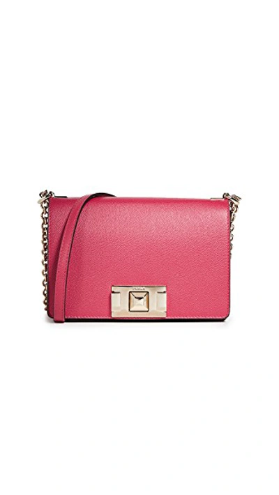 Shop Furla Mimi Mini Crossbody Bag In Ruby
