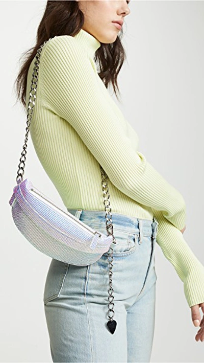 Shop Avec La Troupe Le Troupe Chain Belt Bag In White