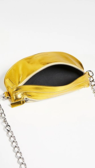 Shop Avec La Troupe Le Troupe Chain Belt Bag In Gold